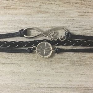 Basketball Charm Bracelet - Infinity Love